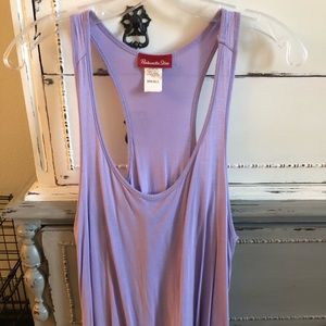 Purple top - great for dancing & football games!